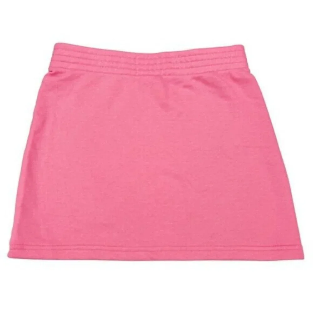 Aritzia Tna Airy Fleece Pink Mini Pull On Skirt Size 2XS - Picture 3 of 8